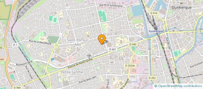 localisation de l'entreprise MADAME F DELEPLANQUE à DUNKERQUE