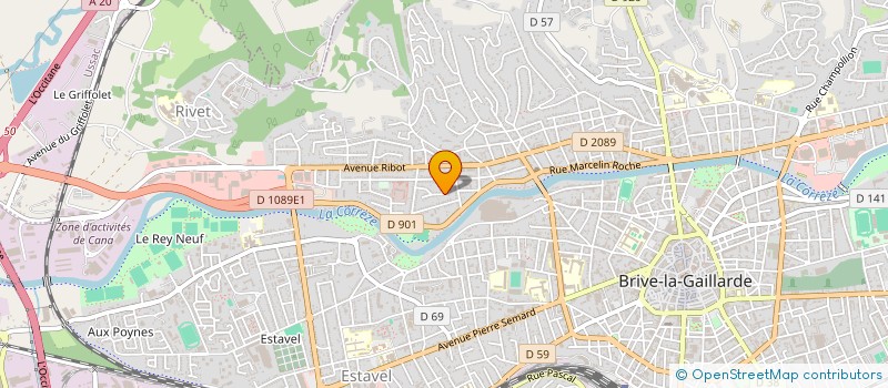localisation de l'entreprise MADAME F ESCUDIE à BRIVE-LA-GAILLARDE