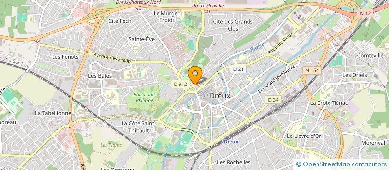 localisation de l'entreprise MADAME F LAILLIER à DREUX