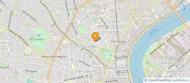 localisation de l'entreprise MADAME F MARTINON à BORDEAUX