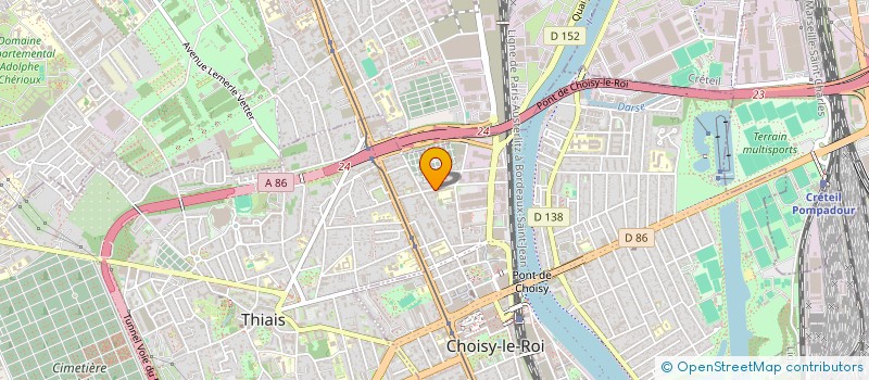 localisation de l'entreprise MADAME F NARET à CHOISY-LE-ROI
