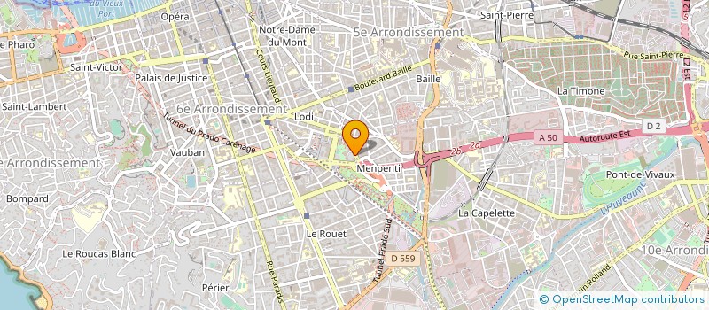 localisation de l'entreprise MADAME F RHUL à MARSEILLE