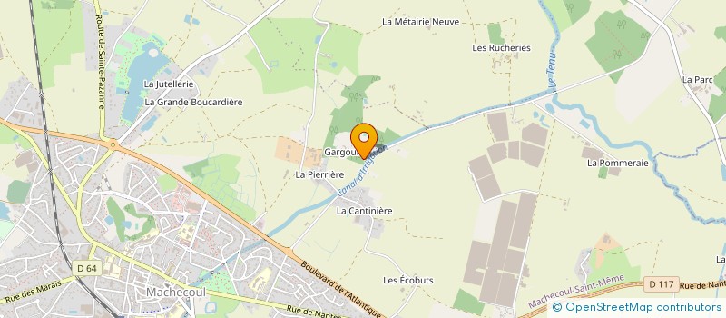 localisation de l'entreprise MADAME F ROLLAND RENGERVE  MACHECOUL-SAINT-MEME