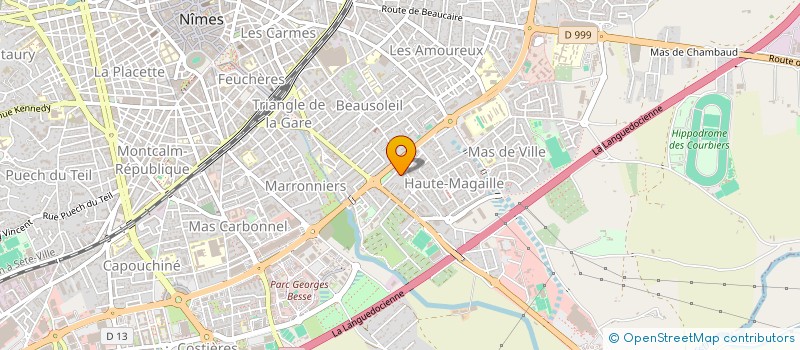 localisation de l'entreprise MADAME F VIEILLEFON à NIMES