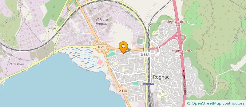 localisation de l'entreprise MADAME FA ZA BENKADDOUR  ROGNAC