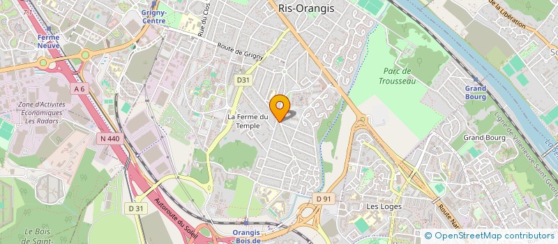 localisation de l'entreprise MADAME FABIA BOU-SORRA  RIS-ORANGIS