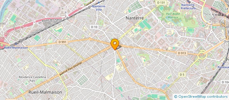 localisation de l'entreprise MADAME FABIANA CABRAL  NANTERRE