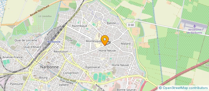 localisation de l'entreprise MADAME FABIANA COSTA DE ARAUJO  NARBONNE