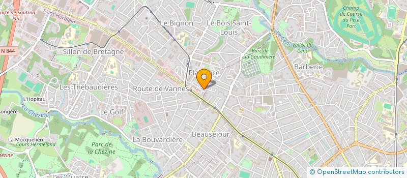 localisation de l'entreprise MADAME FABIEN CHAPEAUCOUP à ORVAULT