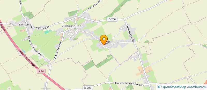 localisation de l'entreprise MADAME FABIENNE ALAPHILIPPE  ZUDAUSQUES