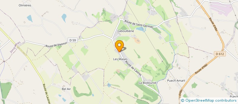 localisation de l'entreprise MADAME FABIENNE ALBA  LABOULBENE