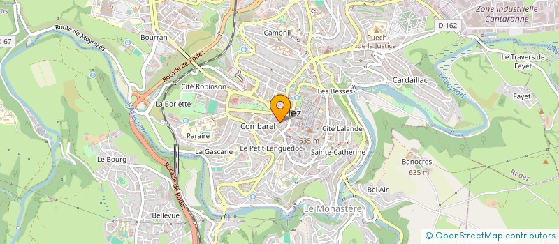 localisation de l'entreprise MADAME FABIENNE ALCARAS à RODEZ