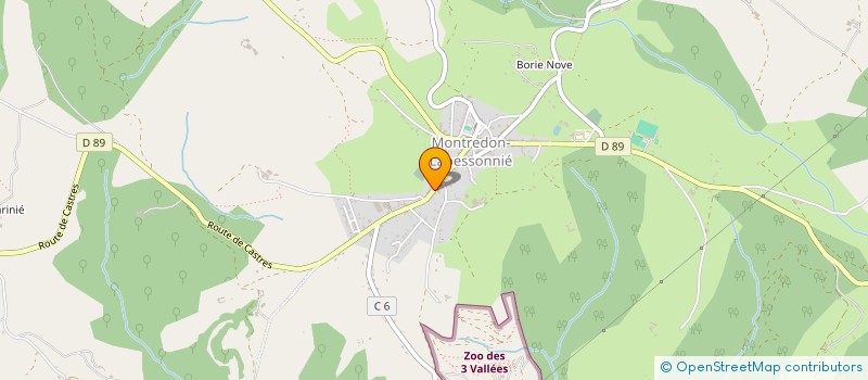 localisation de l'entreprise MADAME FABIENNE ALIBERT  MONTREDON-LABESSONNIE