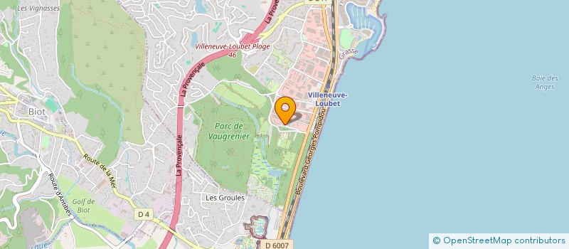 localisation de l'entreprise MADAME FABIENNE ALIEGA à VILLENEUVE-LOUBET