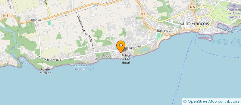 localisation de l'entreprise MADAME FABIENNE AMBERT DIT HUET  SAINT-FRANCOIS