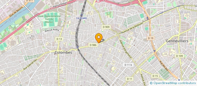 localisation de l'entreprise MADAME FABIENNE AMICE  COLOMBES