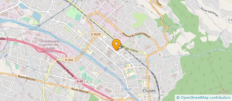 localisation de l'entreprise MADAME FABIENNE ANSEL à CLUSES