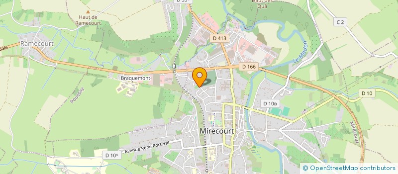 localisation de l'entreprise MADAME FABIENNE ANTOINE  MIRECOURT