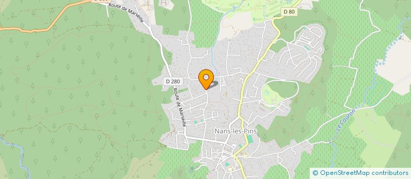 localisation de l'entreprise MADAME FABIENNE ANZINI  NANS-LES-PINS