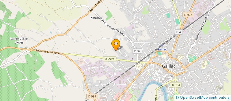 localisation de l'entreprise MADAME FABIENNE ARGUEYROLLES  TOULOUSE