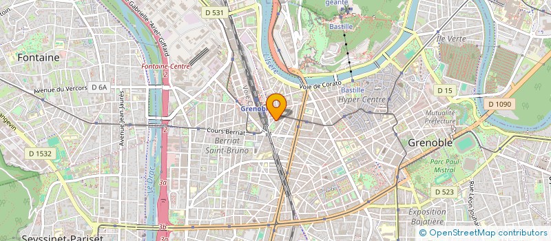 localisation de l'entreprise MADAME FABIENNE ARNAUD à GRENOBLE