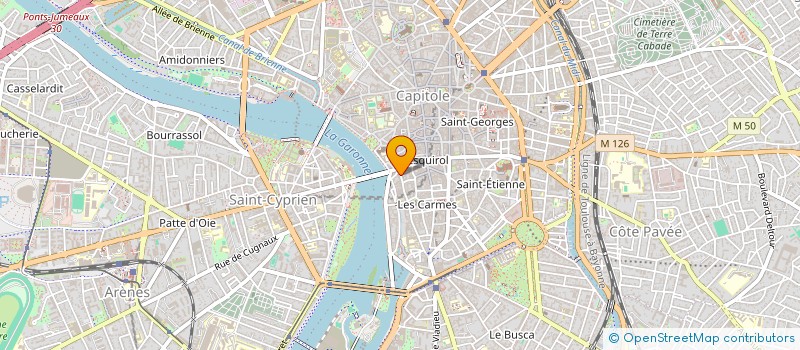 localisation de l'entreprise MADAME FABIENNE ARNAUD  TOULOUSE