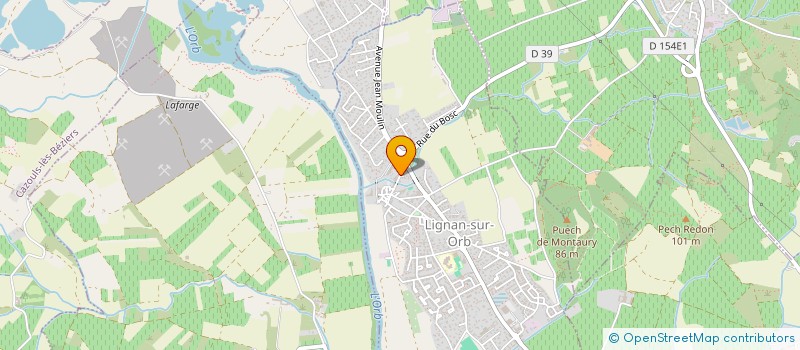 localisation de l'entreprise MADAME FABIENNE ARNAUD  LIGNAN-SUR-ORB