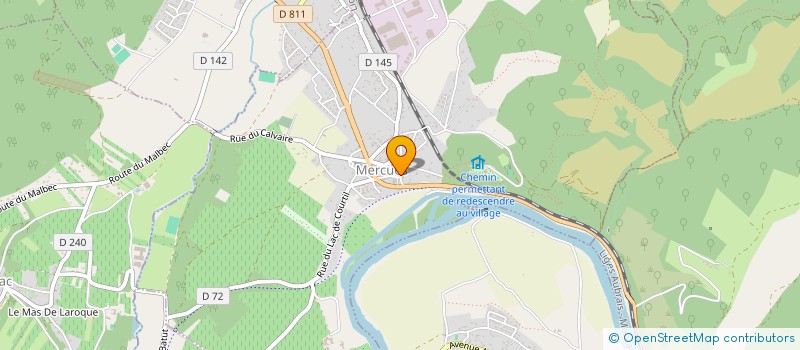 localisation de l'entreprise MADAME FABIENNE ARPENTINIER à TRESPOUX-RASSIELS