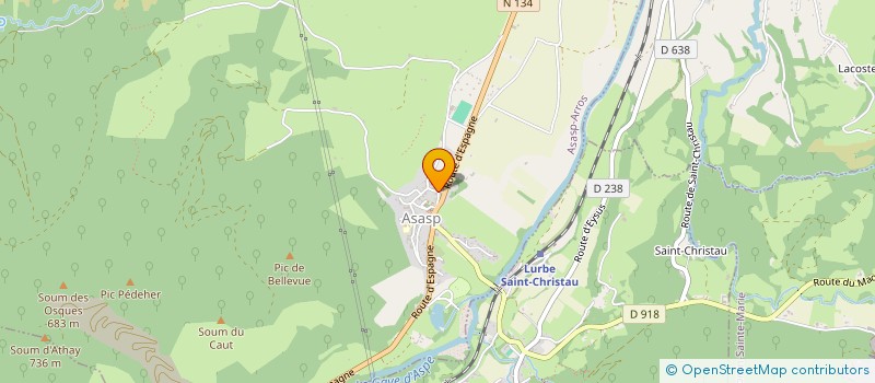 localisation de l'entreprise MADAME FABIENNE ARTEAGA  ASASP-ARROS