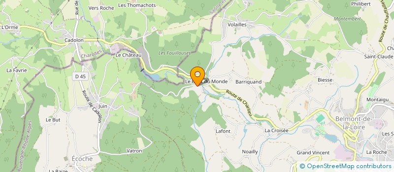 localisation de l'entreprise MADAME FABIENNE AUVOLAT à BELMONT-DE-LA-LOIRE