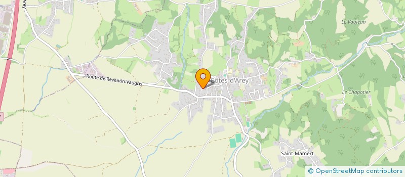 localisation de l'entreprise MADAME FABIENNE AYMARD  LES COTES D'AREY