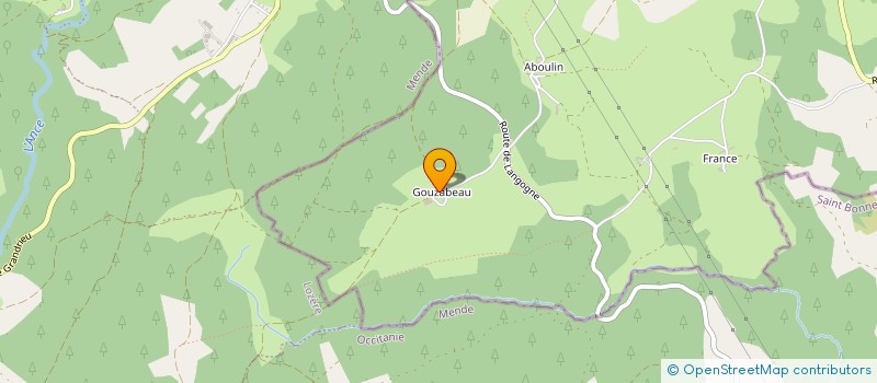 localisation de l'entreprise MADAME FABIENNE BACON  SAINT-CHRISTOPHE-D ALLIER