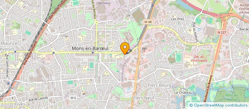 localisation de l'entreprise MADAME FABIENNE BACQ  MONS-EN-BARUL