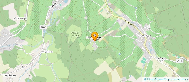 localisation de l'entreprise MADAME FABIENNE BAGNOST  GRAUVES