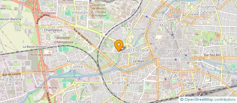 localisation de l'entreprise MADAME FABIENNE BAILLY  RENNES