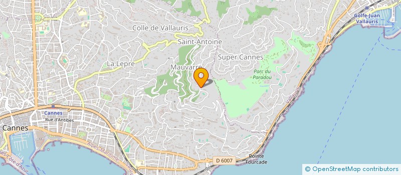 localisation de l'entreprise MADAME FABIENNE BALITRAND à CANNES