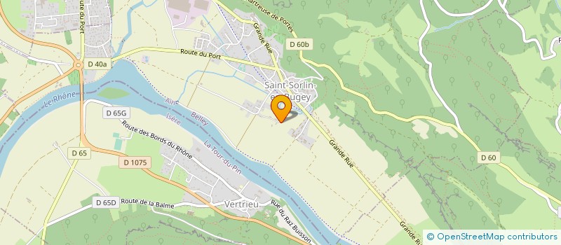 localisation de l'entreprise MADAME FABIENNE BALLAND  SAINT-SORLIN-EN-BUGEY