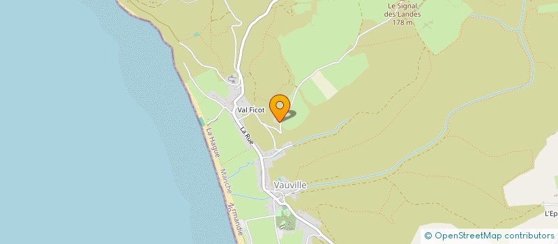 localisation de l'entreprise MADAME FABIENNE BARBERAT  LA HAGUE