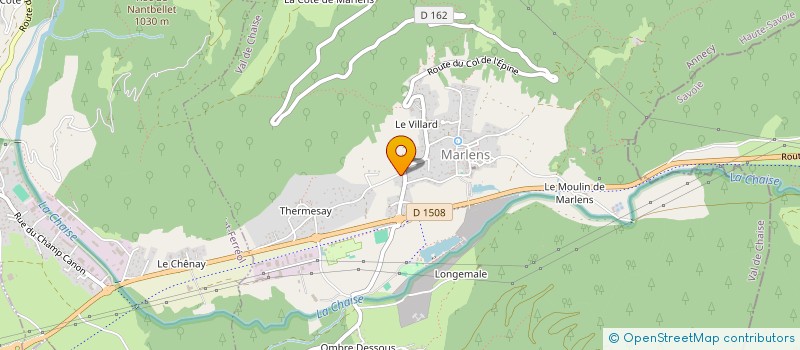 localisation de l'entreprise MADAME FABIENNE BARDET NEYRIN  VAL DE CHAISE