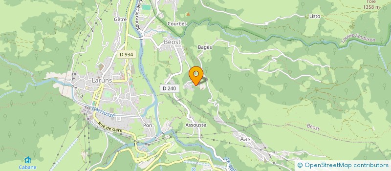 localisation de l'entreprise MADAME FABIENNE BARDOU  BEOST