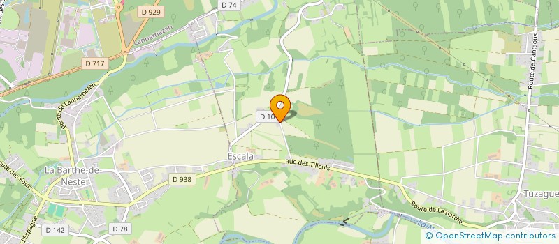 localisation de l'entreprise MADAME FABIENNE BAREGE  ESCALA