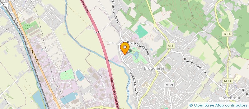 localisation de l'entreprise MADAME FABIENNE BARRAUD  BRUGUIERES