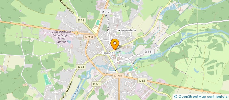 localisation de l'entreprise MADAME FABIENNE BAZANTAY  BAUGE-EN-ANJOU