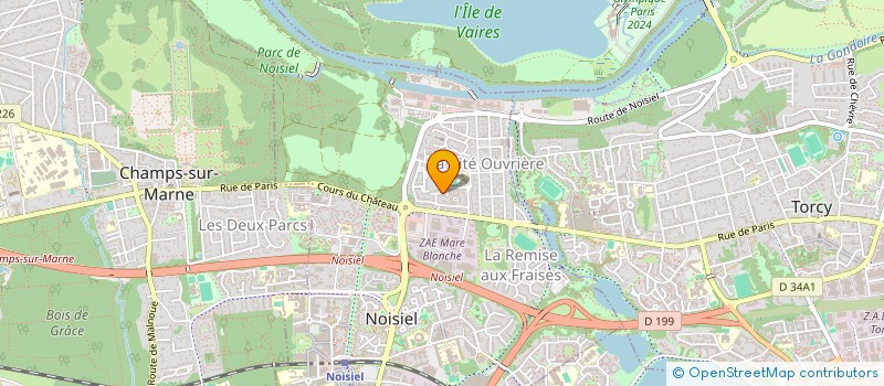 localisation de l'entreprise MADAME FABIENNE BEDE  NOISIEL