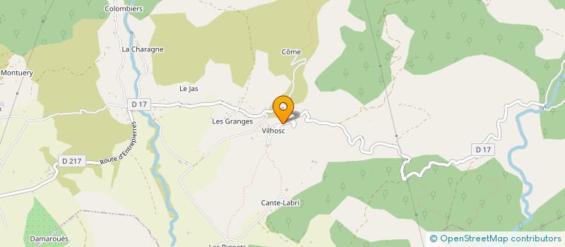 localisation de l'entreprise MADAME FABIENNE BELMONTE  ENTREPIERRES