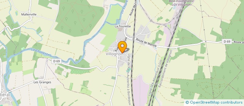 localisation de l'entreprise MADAME FABIENNE BELY à VILLOGNON