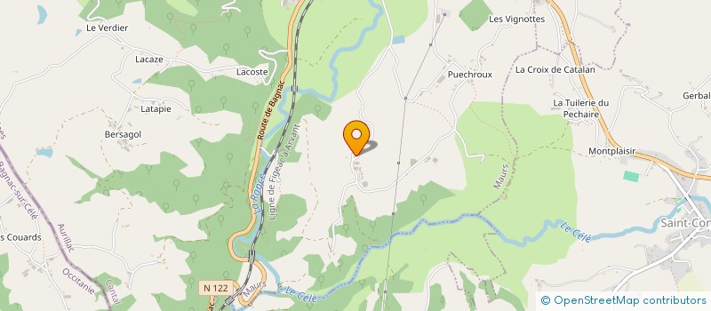 localisation de l'entreprise MADAME FABIENNE BENECH à SAINT-JULIEN-DE-TOURSAC