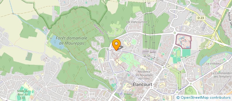 localisation de l'entreprise MADAME FABIENNE BERNARD  ELANCOURT