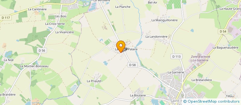 localisation de l'entreprise MADAME FABIENNE BILLON  SAINT-HILAIRE-DE-CLISSON