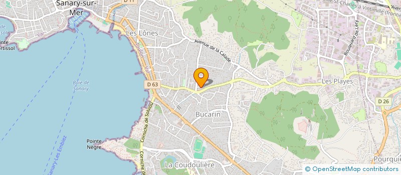 localisation de l'entreprise MADAME FABIENNE BIRETTE  SIX-FOURS-LES-PLAGES